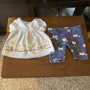 Starting out shirt and shorts outfit